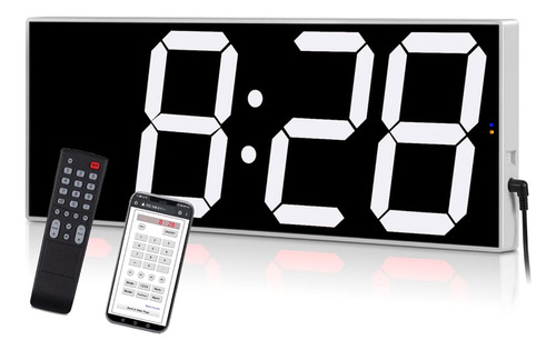 West Ocean Smart Digital Led Wall Clock, Reloj De Pared De G