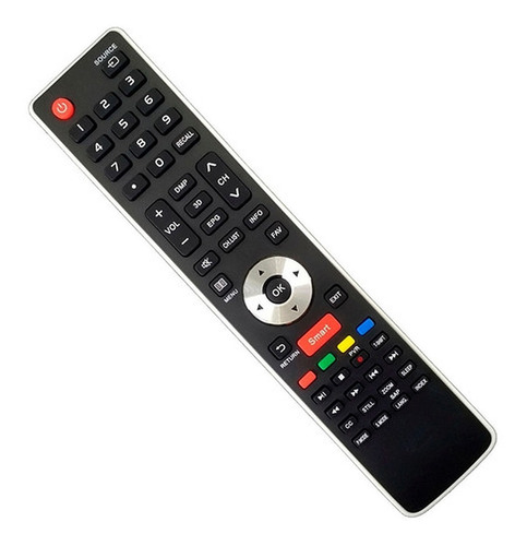 Imagen 2 de 7 de Control Remoto Lcd Tv Smart Jvc Bgh Hisense Er-33905j