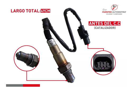 Sensor Oxigeno Mercury Milan Hibrido 2.5 L4 2010 2011 Imp