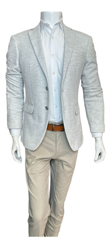 Blazer Slim Para Hombre Prestigio Punto Clase