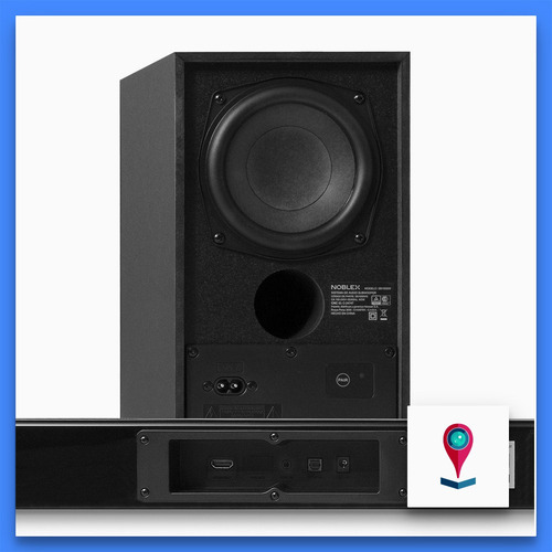 Noblex Sb100sw Barra De Sonido Subwoofer Bluetooth Hdmioptic