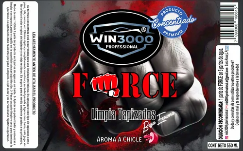 Win3000 Professional - Limpiatapizados Baja Espuma X550ml