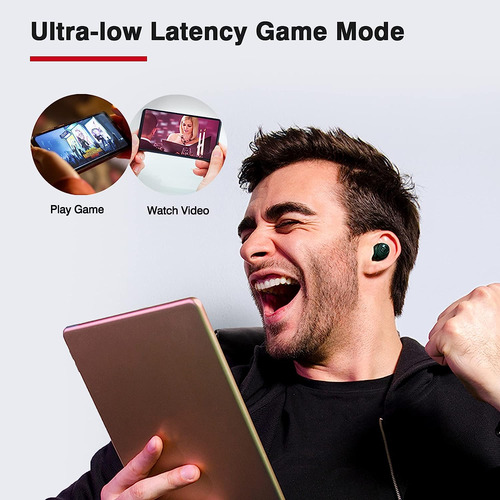 Tranya T10 Wireless Headphones, With Gaming Mode, Ipx7