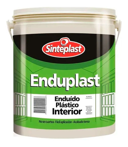 Enduplast Enduido Plástico Interior Sinteplast 10 Lts