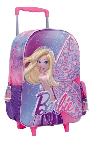 Mochila Con Carro 16  Barbie Fantasy 35610 Wabro