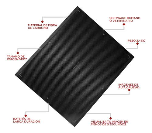 Flat Panel Pixxgen 14x17 Detector Digital Para Rx (dr)