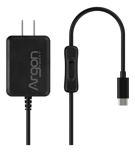 Fuente De Alimentación Argon Usb C Con Interruptor | Fuent.