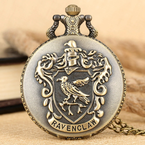 Relógio De Bolso Harry Potter Ravenclaw Bronze