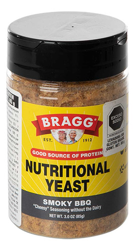 Levadura Nutricional Bragg Sabor Bbq 85g