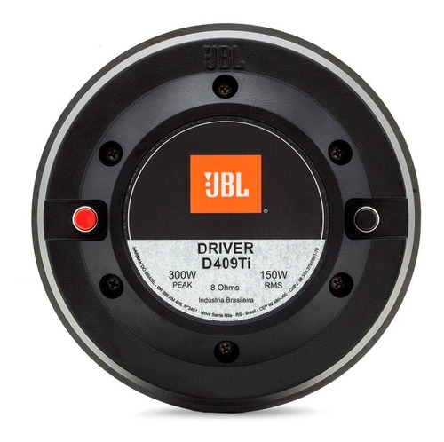 Driver De Corneta Jbl D409ti - 150w Rms 8 Ohms Titânio