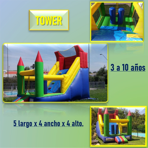 Imagen 3 de 9 de Arriendo De Juegos Inflables Tradicionales Y Acuáticos.