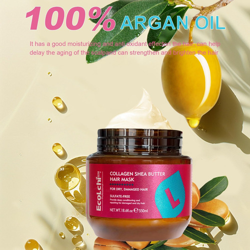 Set Mascarilla Colágeno Y Serum Cabello Shea Butter & Argan