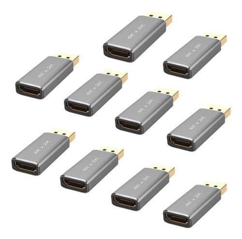 Adaptador 4k Displayport Hdmi 10 Uhd Dp Macho Para