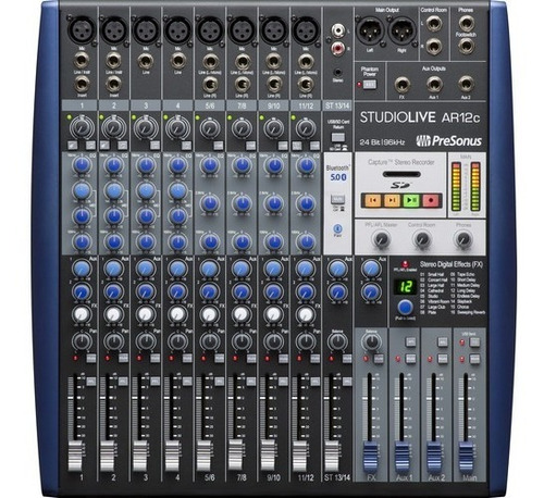 Presonus Studiolive Ar12c Mixer Analógico 14 Canales 