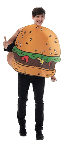 Fantastcostumes Disfraz De Hamburguesa Para Adultos, Disfraz