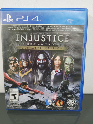 Injustice Gods Among Us Ultimate Edition Ps4 Fisico Usado