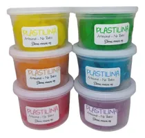 Comprar 10 Plastilinas Masa De Modelar 125 Grs + Molde