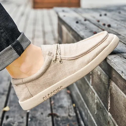 Mocasines de tela para hombre hot sale