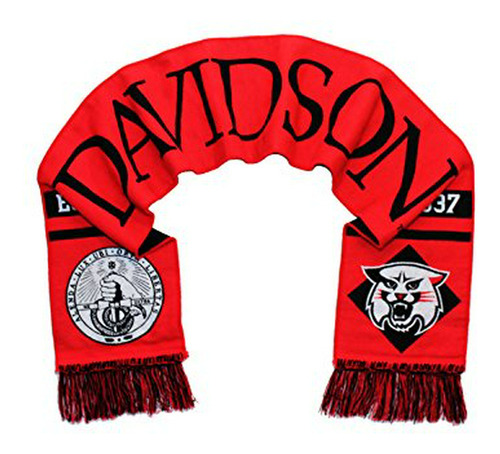 Davidson College Bufanda - Davidson Wildcats Tejida.