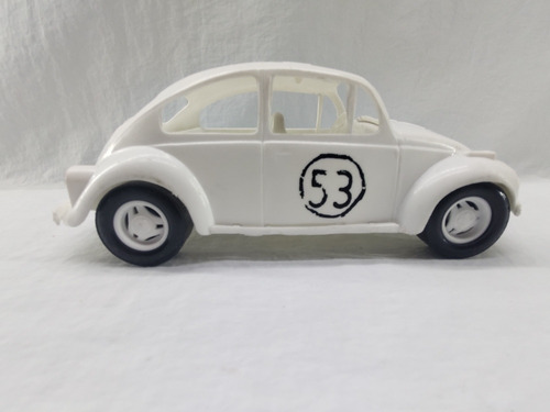 Carrito De Plástico Vw Sedan Cupido Motorizado Herbie Del 68