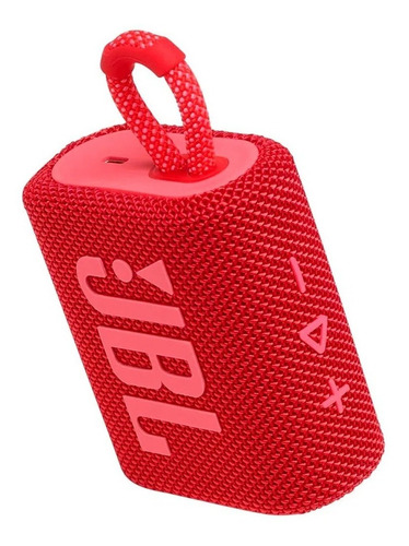 Parlante Jbl Go 3 Portátil Con Bluetooth Waterproof Red