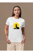 Comprar Playera Blanca Unisex De Homero Y Bart Simpson Oferta 