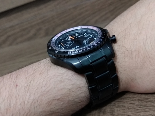 Relógio Timex Iq Aviator Fly-back Cronógrafo T2p103