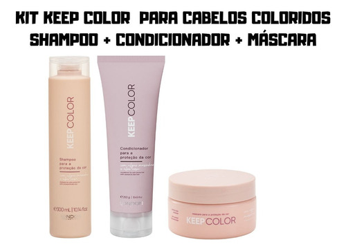 Kit Keep Color - P/ Cabelos Coloridos - London Cosmeticos