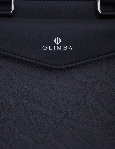 Bolsa Olimba Tote Mujer De Moda Grande Asa Doble Casual 9787 Negro Lisa Oro
