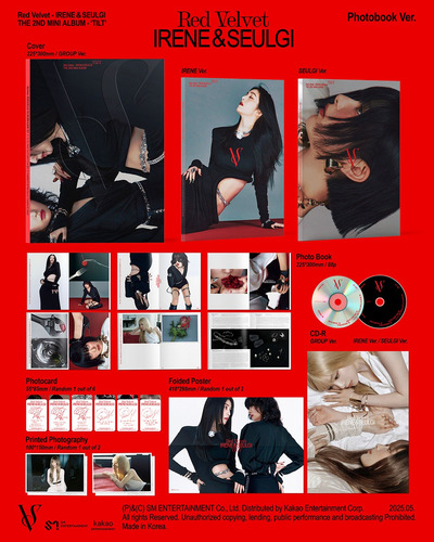 Irene & Seulgi - Tilt 2nd Mini Album Ver. Special Original Limited Edition