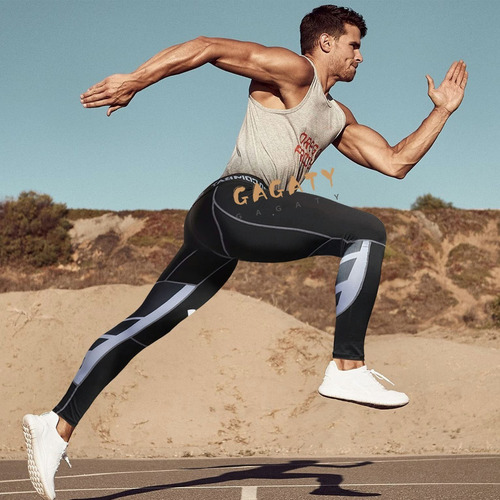 Imagen 8 de 9 de Mallas De Compresión De Secado Rápido Para Correr, Gimnasio