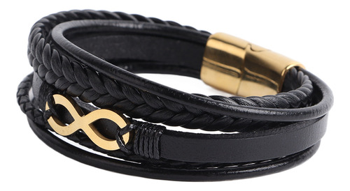 Pulsera Para Hombre Pulsera Estilo Cuero Pulsera Con