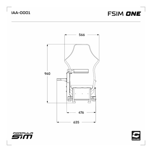 Imagen 6 de 10 de Estructura Simulador Manejo Collino Formula Sim Volante G29