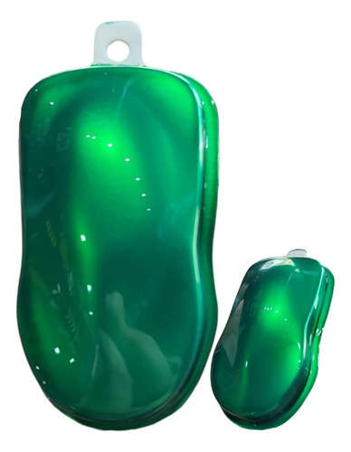 Tinta Automotiva Candy Verde Azulado 900ml + Base Alumin