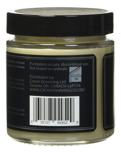 Crown Shaving Hippie Killer Matte Styling Clay, 120 Millilit