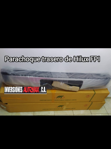 Parachoque Trasero De Hilux 2012-2017