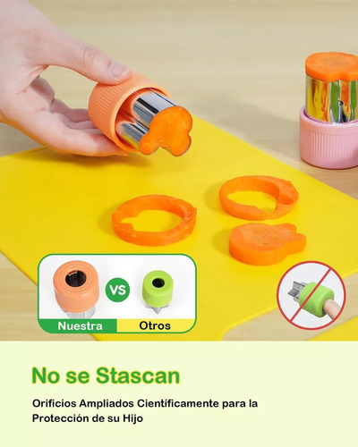 Juego De 33 Cuchillos Seguros Para Cocinar Para Niños