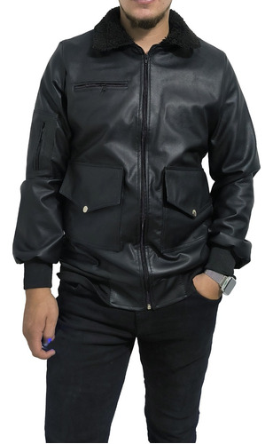 Chaqueta Para Hombre En Cuero Tex - Piloto