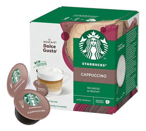 Cápsulas Starbucks Dolce Gusto Cappuccino