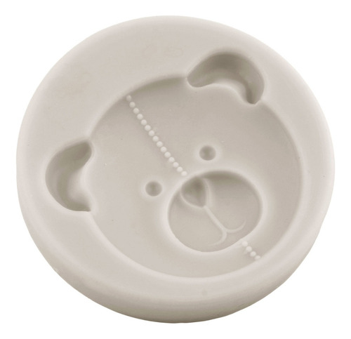 4pcs Molde De Silicona Oso Fondant Chocolate Pasta Resina Color Gris