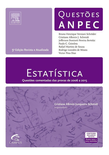 Livro Estatistica - Questões Anpec