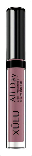 Labial Larga Duracion All Day Avellana Acabado Mate Color Violeta