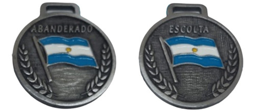 Medallas Abanderados/escoltas (pack X 11u.) Egresados