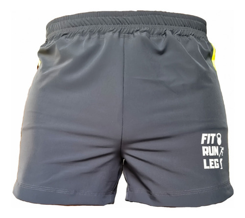 Short Sport Modelo: Fit Run Leg. Largo Medio, De Hombre