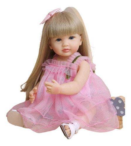 Reborn Baby Dolls Cuerpo Completo Silicona Vinilo Chica 22 P