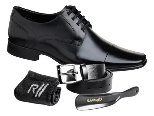 Kit Sapato Social Masculino Rafarillo Em Couro Legitimo Menor preço em Kit Sapato Social Masculino Rafarillo Em Couro Legitimo