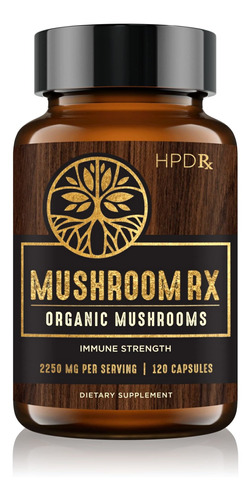 Hpd Rx Mushroom Rx Organic Extract Blend Max Immunity Dosis