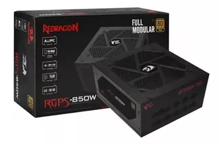 FUENTE PC REDRAGON 850W 80 PLUS GOLD FULL MODULAR 4 PCIE