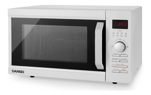 Imagen 2 de 2 de Microondas Grill Sansei MDGSA28NPI blanco 28L 220V
