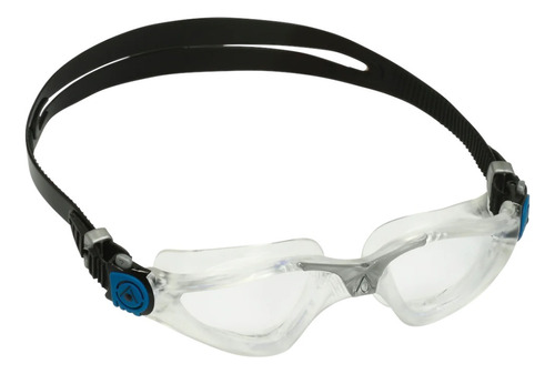 Óculos De Natação Aqua Sphere Kayenne Profissional Cor Preto transparente e petróleo lente transparente
